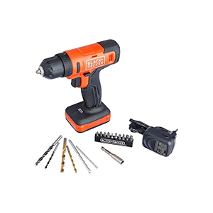 Taladro percutor inalámbrico 12V Black + Decker